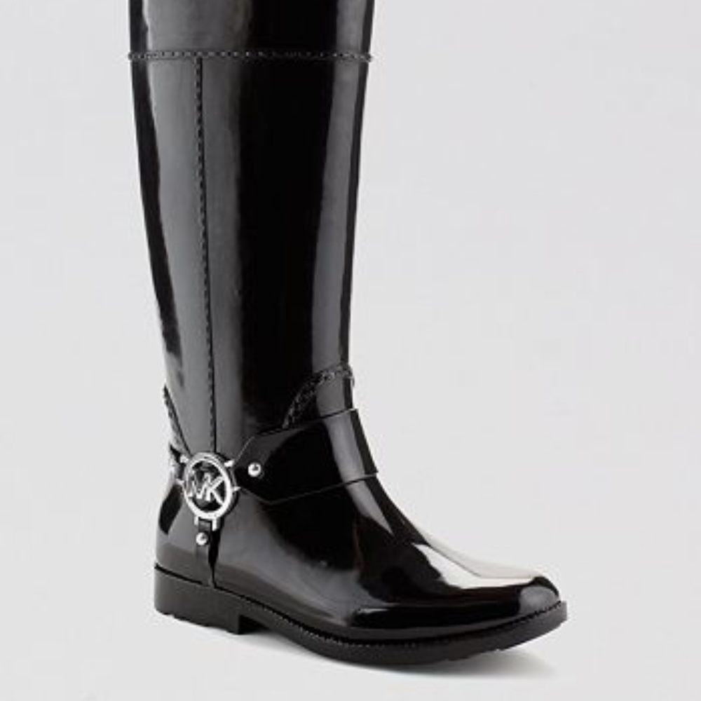 Michael Kors rain boots black size 9